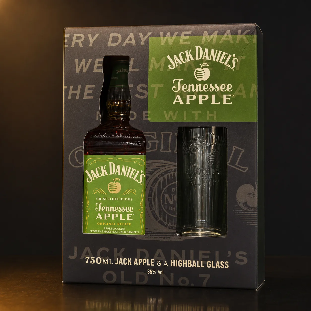 Kit Jack Daniel's Tennessee Apple 750ml com Copo