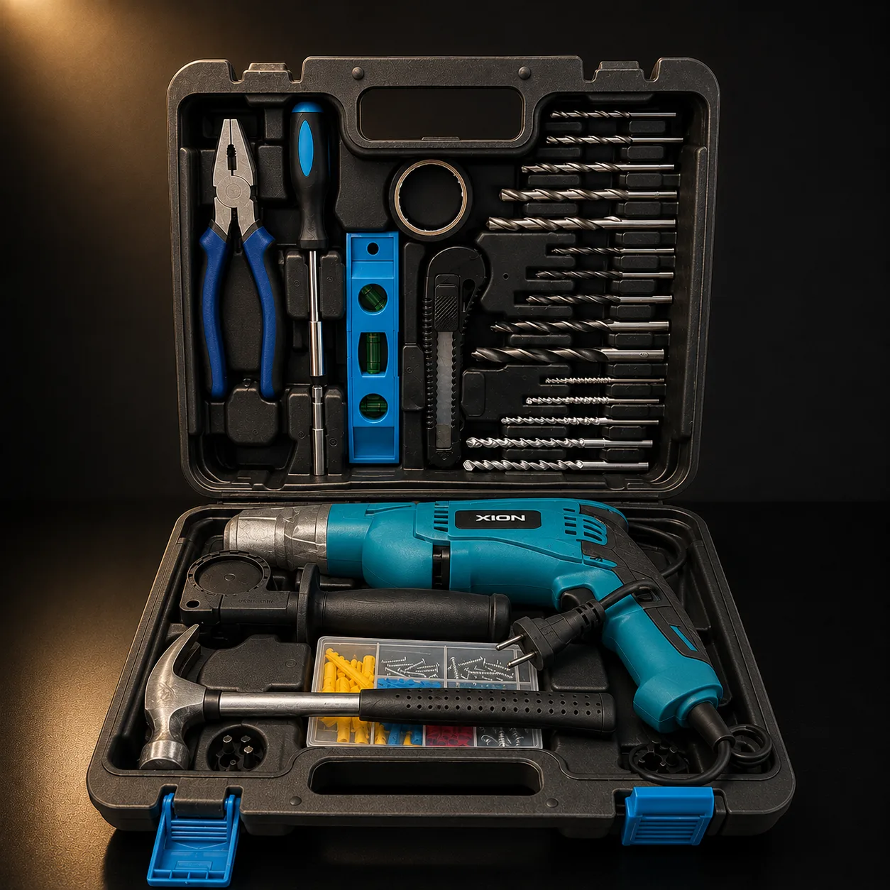 Kit de Chave de Boca e Soquetes Crossmaster 45 Peças